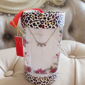 Christmas Gift Sterling Silver 925 Necklace I  Love You 18 inches